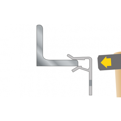 zacisk metalowy CAL z oczkiem grubość belki stalowej 15-20mm /opk=100szt./ 9152063CAL CELO (9152063CAL)